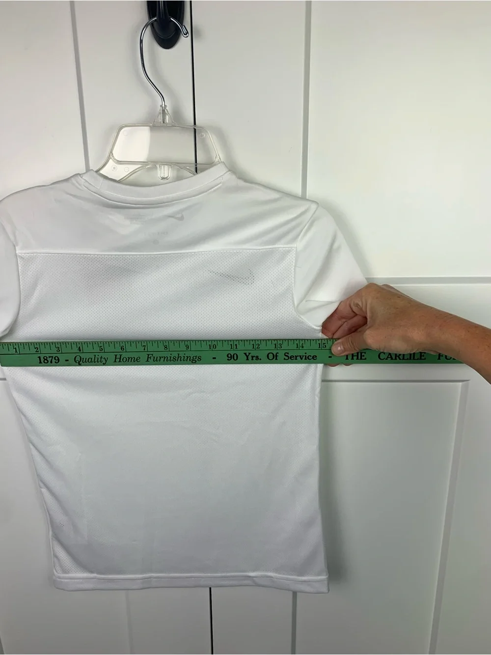 NWT Nike Youth SMALL Dri-FIT Park VII short-sleeve Tee White